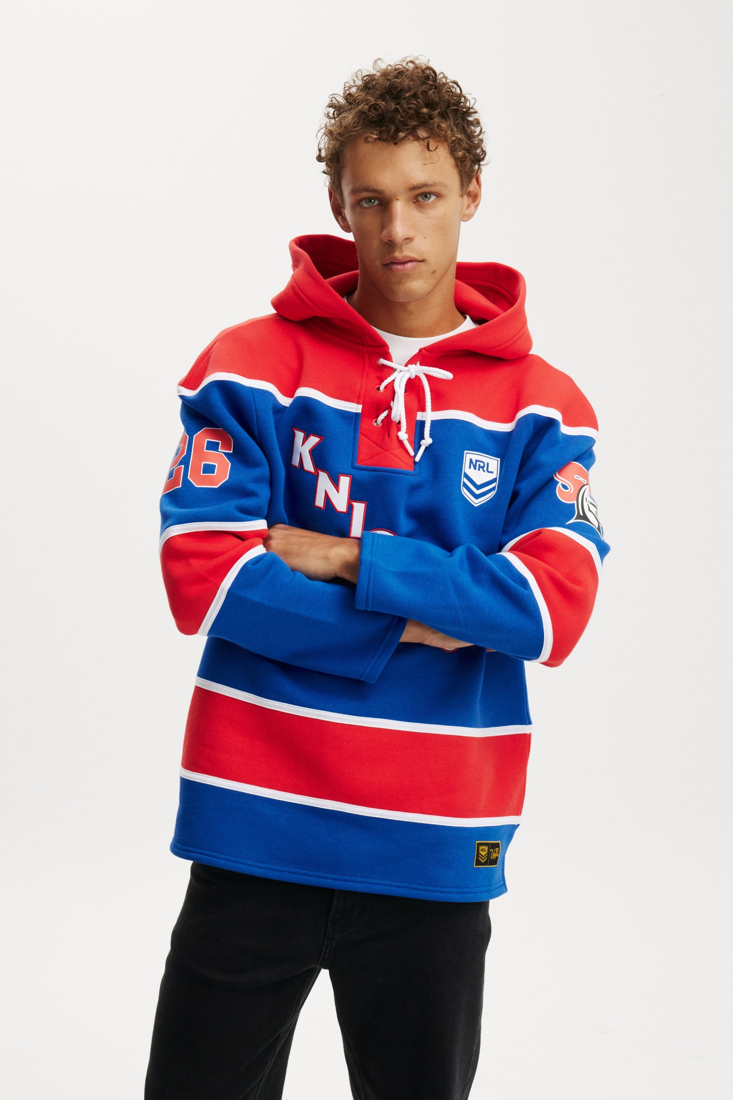 Newcastle Knights 2026 NRL Mens Las Vegas Hockey Hoodie