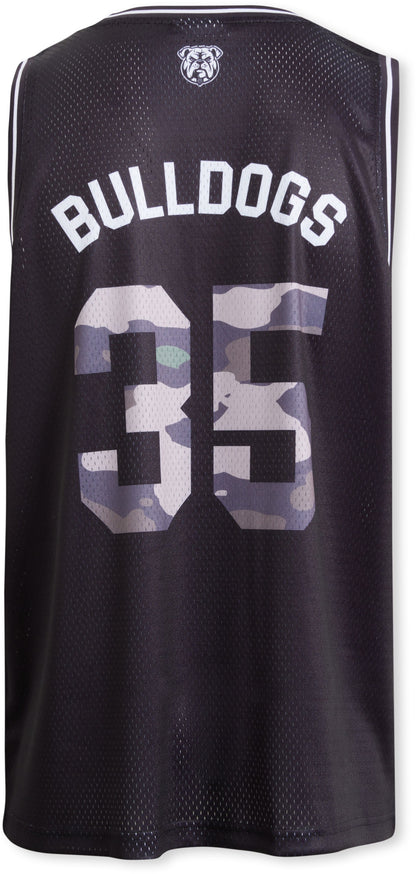 Canterbury Bulldogs 2027 NRL Mens Camo Basketball Singlet