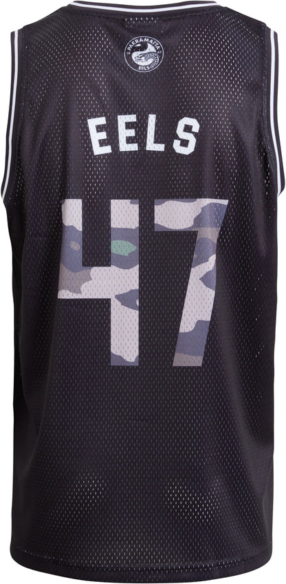 Parramatta Eels 2027 NRL Mens Camo Basketball Singlet