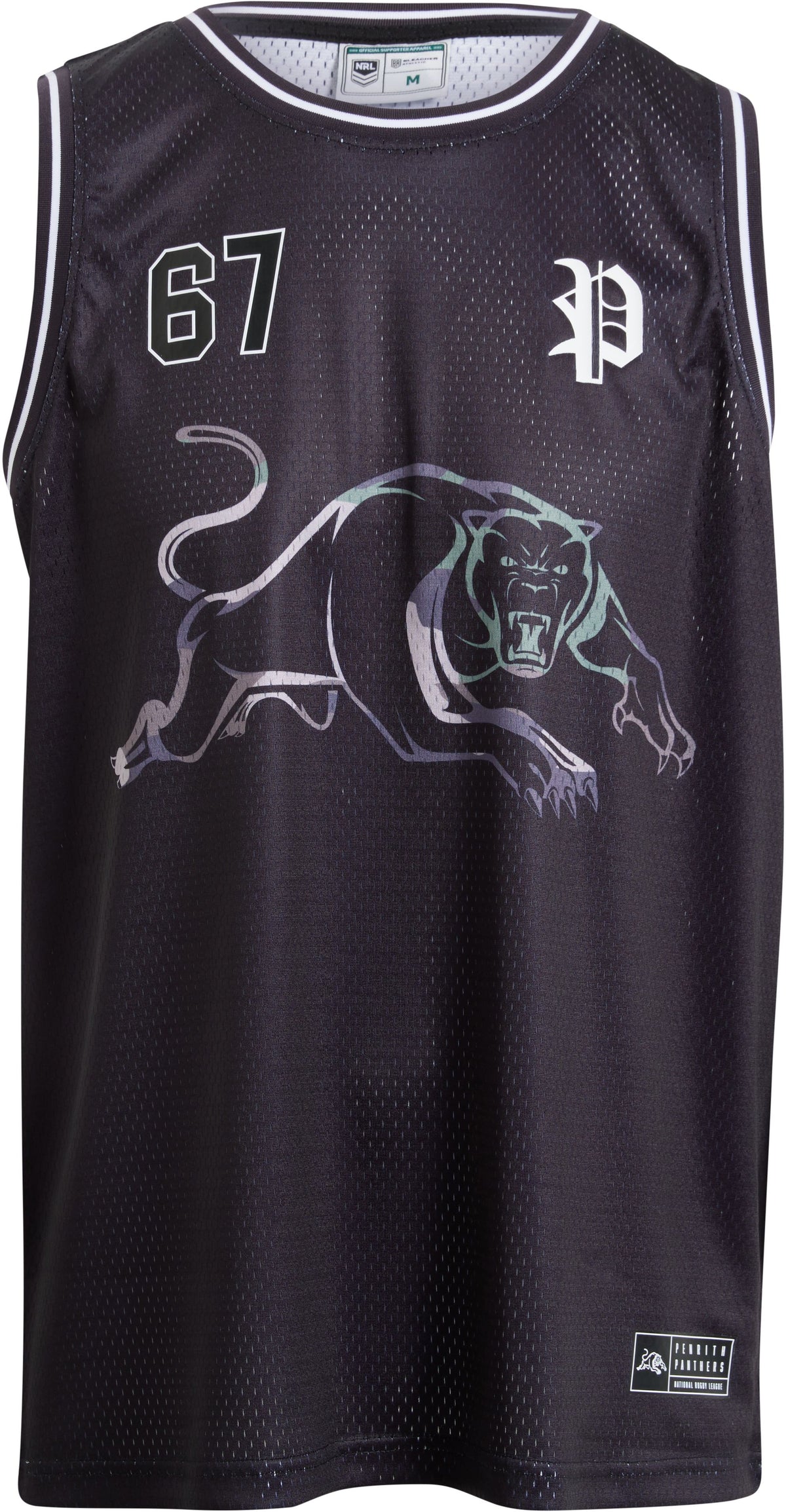 Penrith Panthers 2027 NRL Mens Camo Basketball Singlet