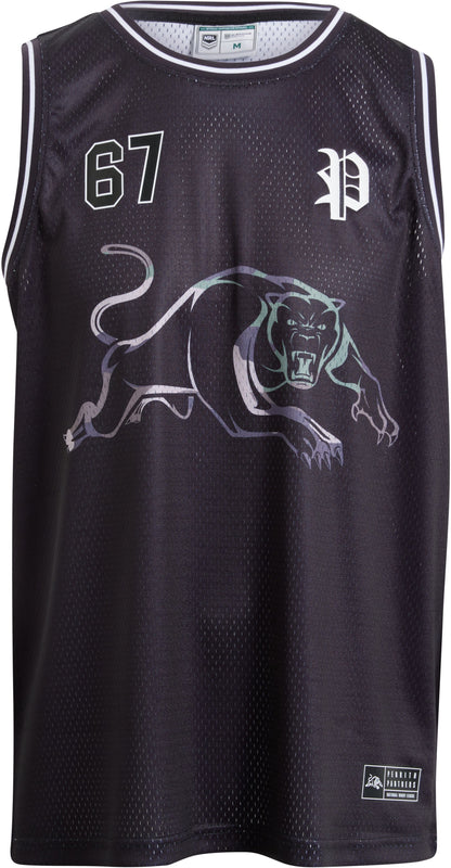 Penrith Panthers 2027 NRL Mens Camo Basketball Singlet