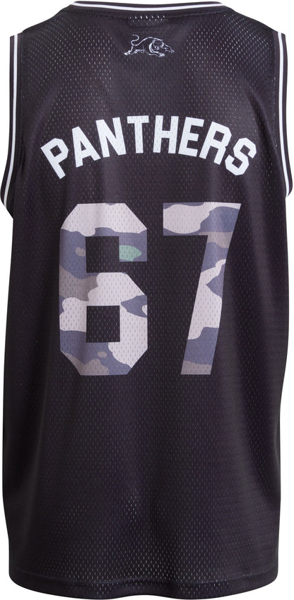 Penrith Panthers 2027 NRL Mens Camo Basketball Singlet