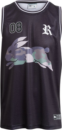 South Sydney Rabbitohs 2027 NRL Mens Camo Basketball Singlet