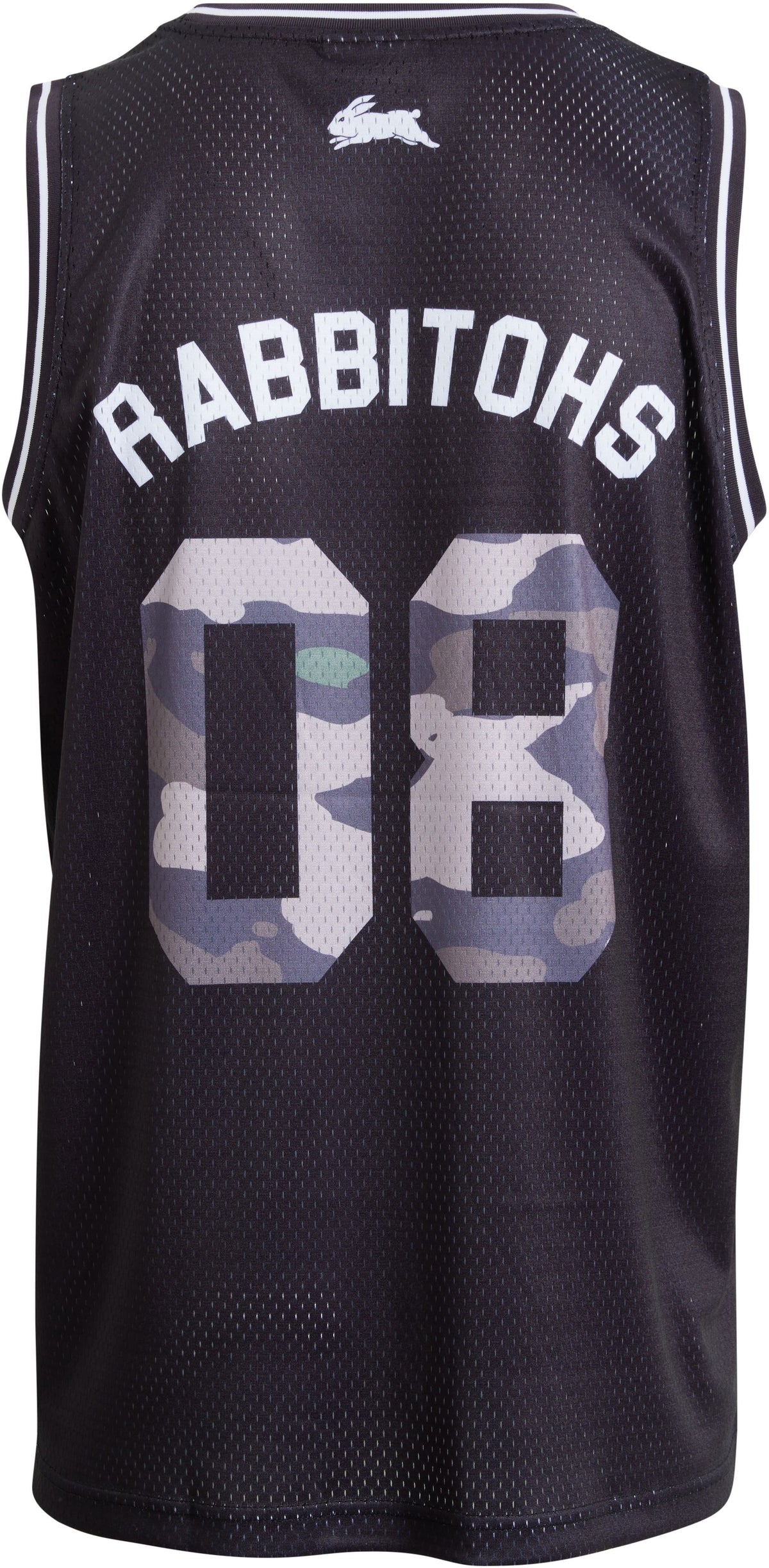 South Sydney Rabbitohs 2027 NRL Mens Camo Basketball Singlet