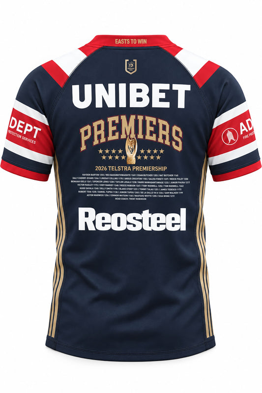 Sydney Roosters 2026 NRL Kids Premiers Jersey *PRESALE*