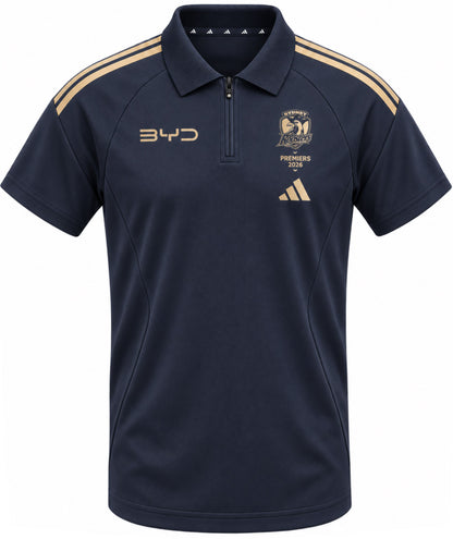 Sydney Roosters 2026 NRL Mens Adidas Premiers Polo Shirt *PRESALE*