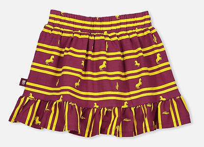 Brisbane Broncos NRL Girls Ruffle Skirt