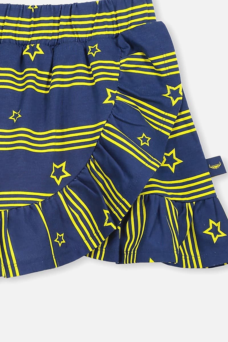 North Queensland Cowboys NRL Girls Ruffle Skirt