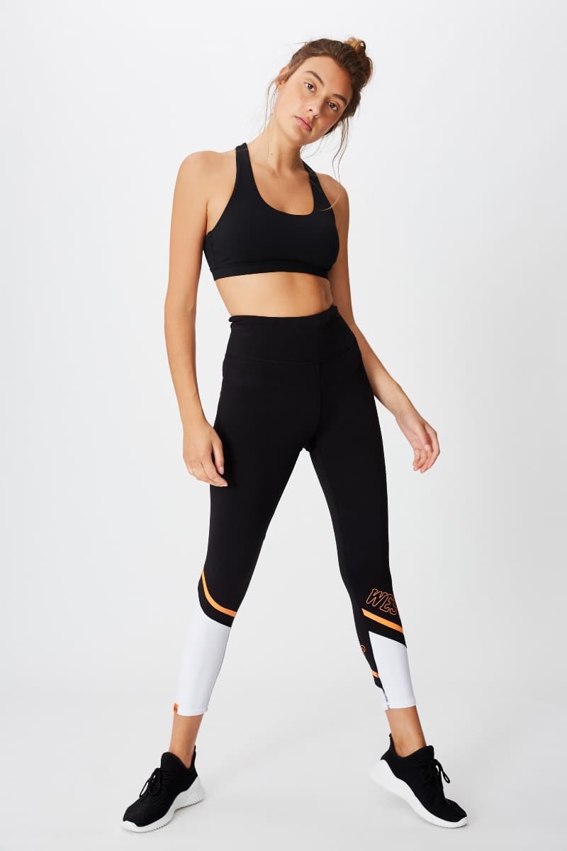 Wests Tigers NRL Ladies Contrast Tights