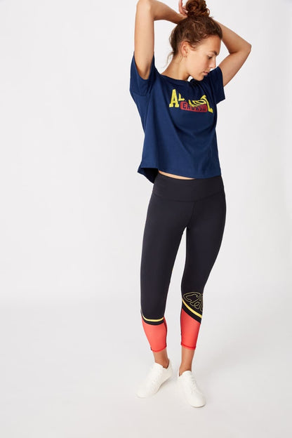Adelaide Crows AFL Ladies Contrast Tights