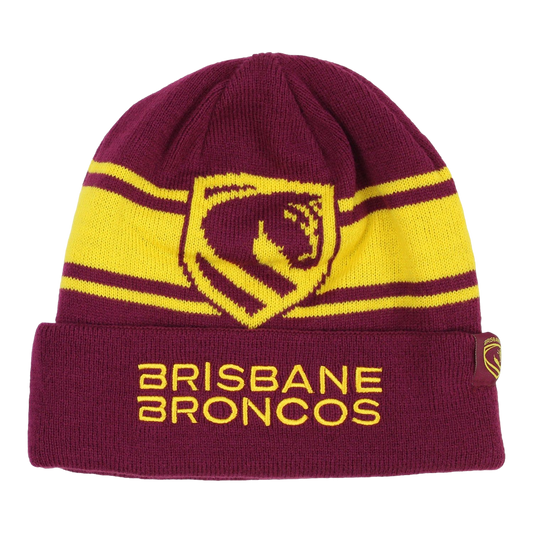 Brisbane Broncos 2026 NRL Transform Reversible Beanie