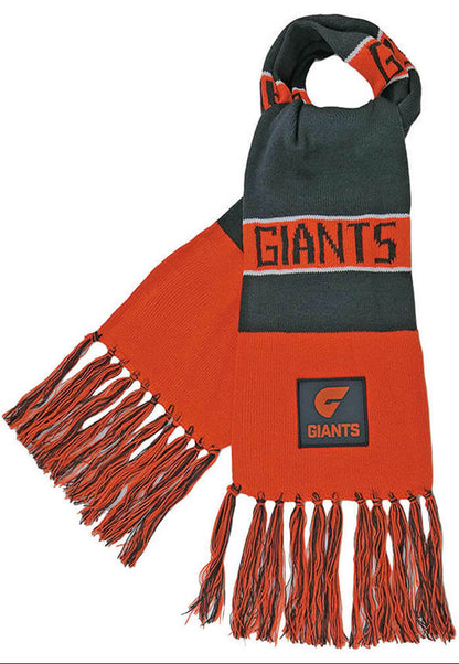 GWS Giants AFL Traditional Bar Scarf
