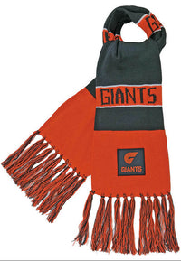GWS Giants AFL Traditional Bar Scarf