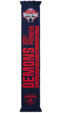 Melbourne Demons 2021 AFL Premiers Scarf