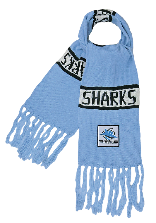 Cronulla Sharks 2026 NRL Traditional Bar Scarf
