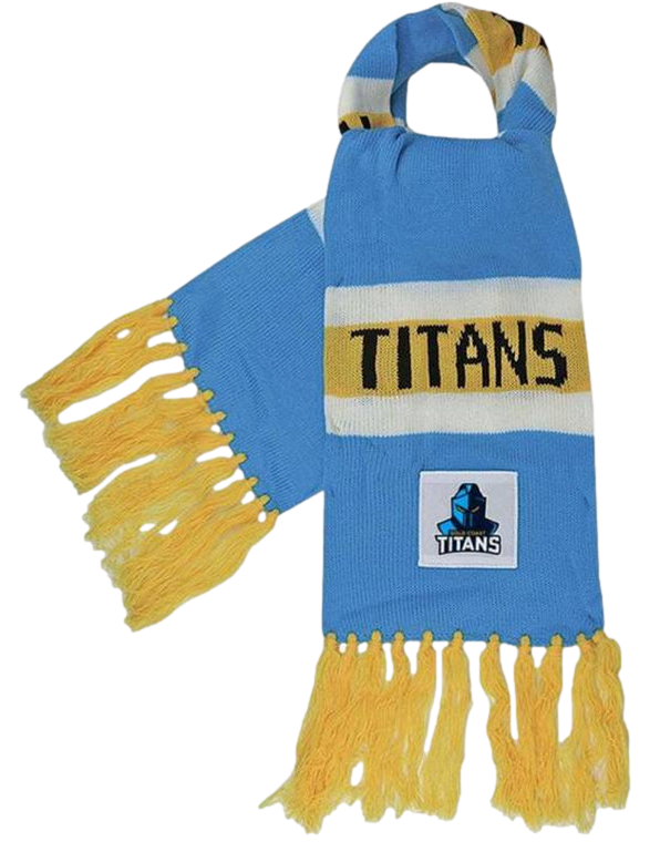 Gold Coast Titans 2026 NRL Traditional Bar Scarf