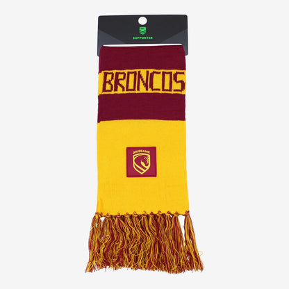 Brisbane Broncos NRL Traditional Bar Scarf *new logo*