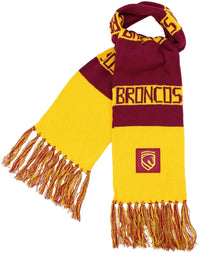 Brisbane Broncos NRL Traditional Bar Scarf *new logo*