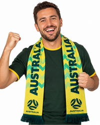 Australian Socceroos 2026 Football Mens Unity Scarf