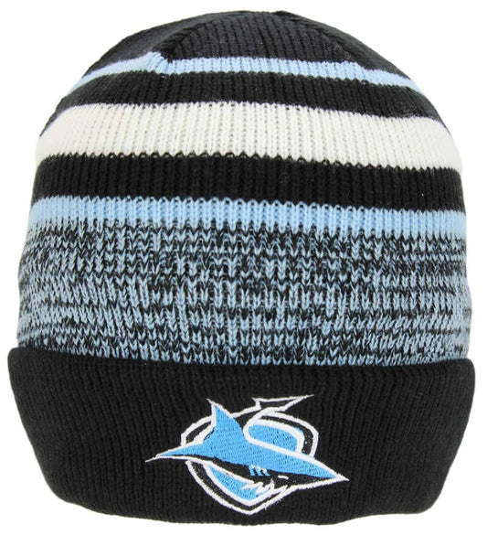 Cronulla Sharks 2023 NRL Adults Cluster Beanie
