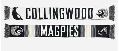Collingwood Magpies AFL Adults Linebreak Scarf