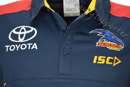 Adelaide Crows ISC Navy Media Polo Shirt