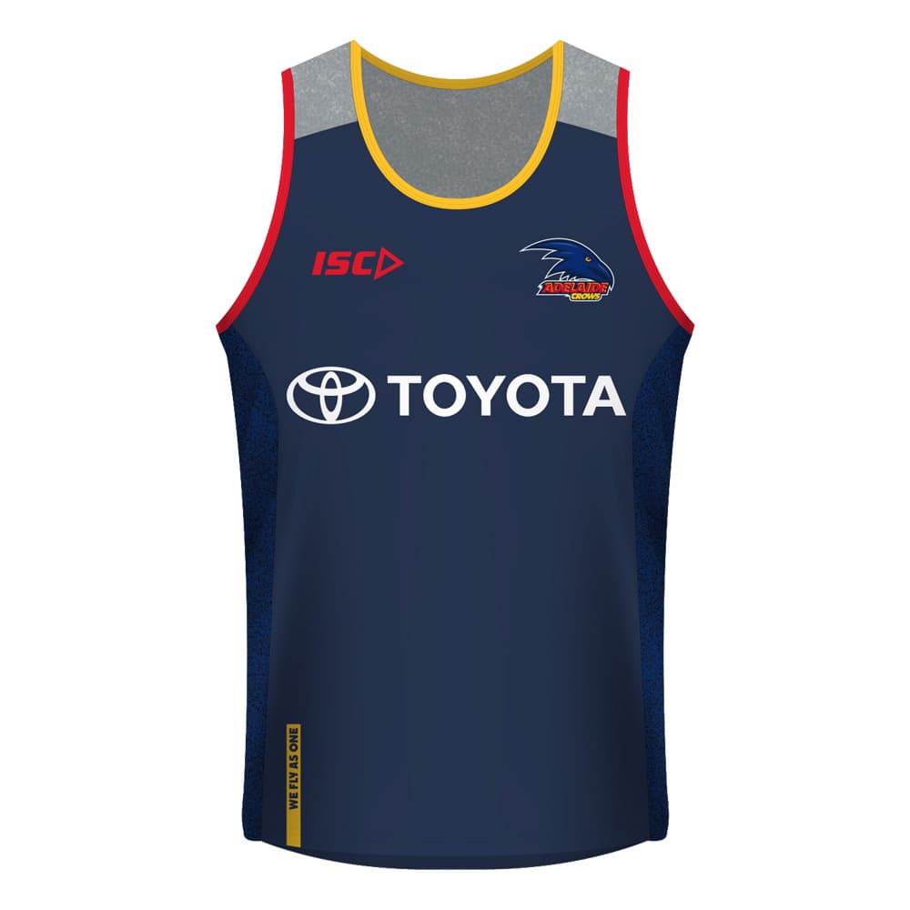 Adelaide Crows 2018 Navy Training Singlet