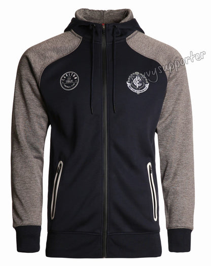 Carlton Blues AFL Mens Premium Fleece Hoody Hood