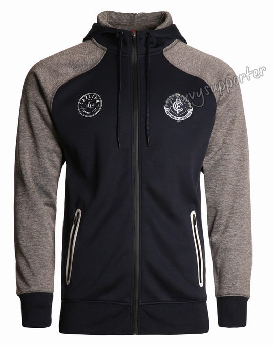 Carlton Blues AFL Mens Premium Fleece Hoody Hood