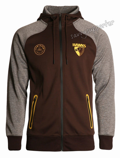 Hawthorn Hawks AFL Mens Premium Fleece Hoody Hood