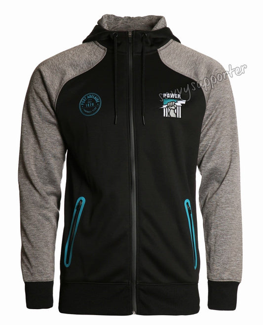 Port Adelaide Power AFL Mens Premium Fleece Hoody
