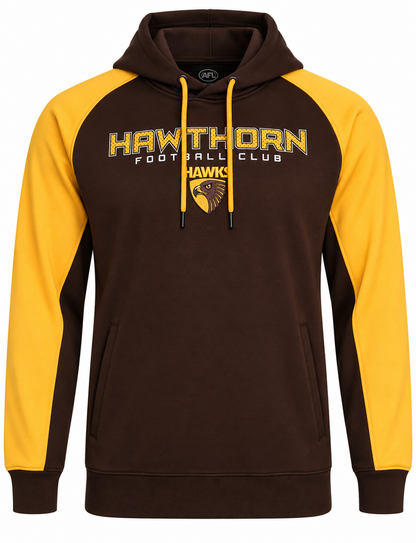 Hawthorn Hawks AFL Mens Premium Ultra Hood Hoody