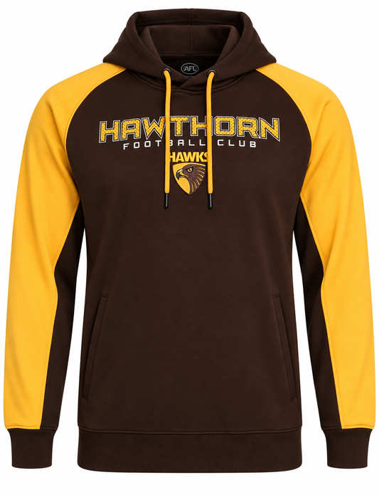Hawthorn Hawks AFL Mens Premium Ultra Hood Hoody
