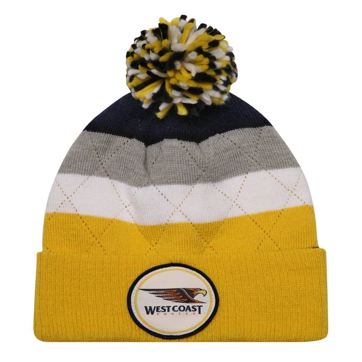 West Coast Eagles Mens Supporter Beanie