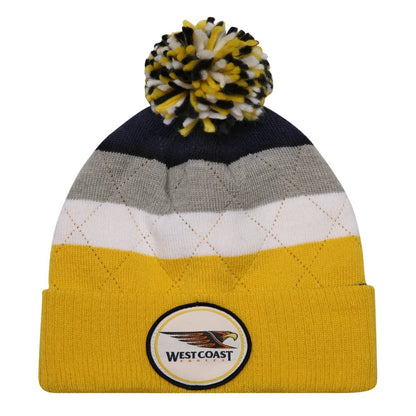 West Coast Eagles Mens Supporter Beanie