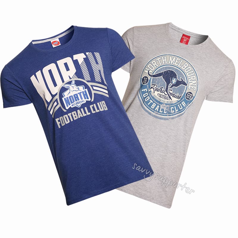 North Melbourne Kangaroos AFL Classic 2 Tees Combo