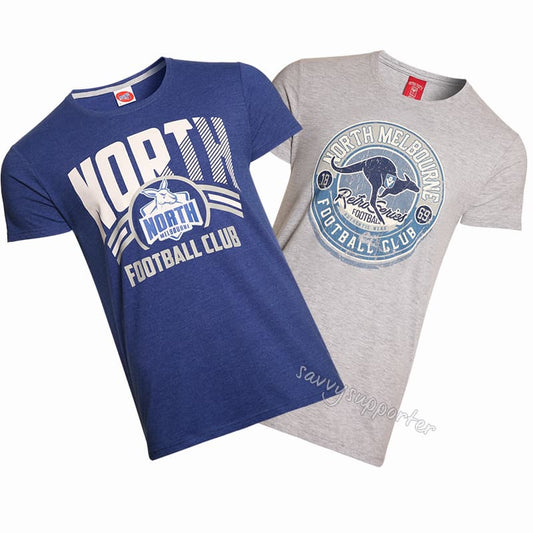 North Melbourne Kangaroos AFL Classic 2 Tees Combo