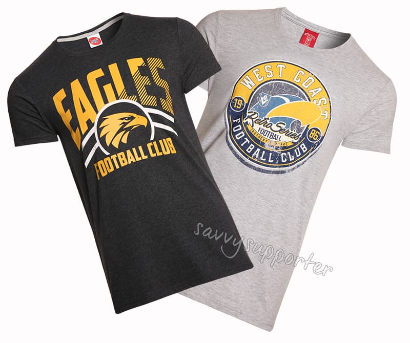 West Coast Eagles AFL Classic 2 Tees in a Tin