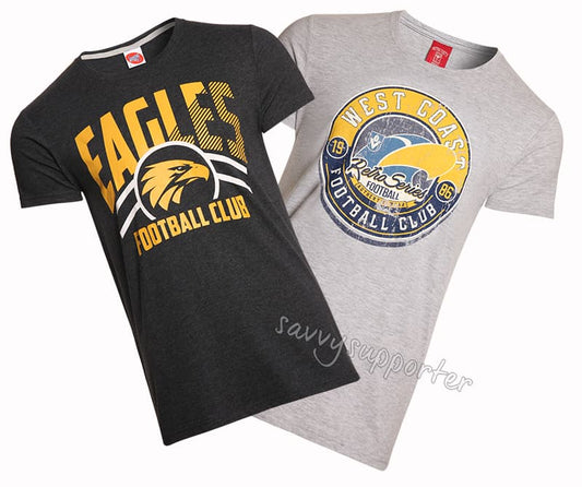 West Coast Eagles AFL Classic 2 Tees in a Tin