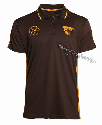 Hawthorn Hawks 2018 AFL Premium Polo Shirt
