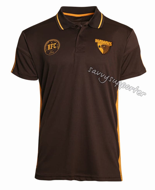 Hawthorn Hawks 2018 AFL Premium Polo Shirt