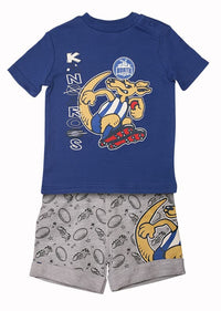 North Melbourne Kangaroos AFL Babies 2 piece Tee & Short Pack