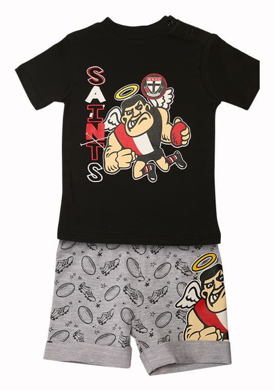 St Kilda Saints AFL Babies 2 piece Tee & Short Pack
