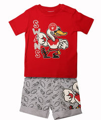 Sydney Swans AFL Babies 2 piece Tee & Short Pack