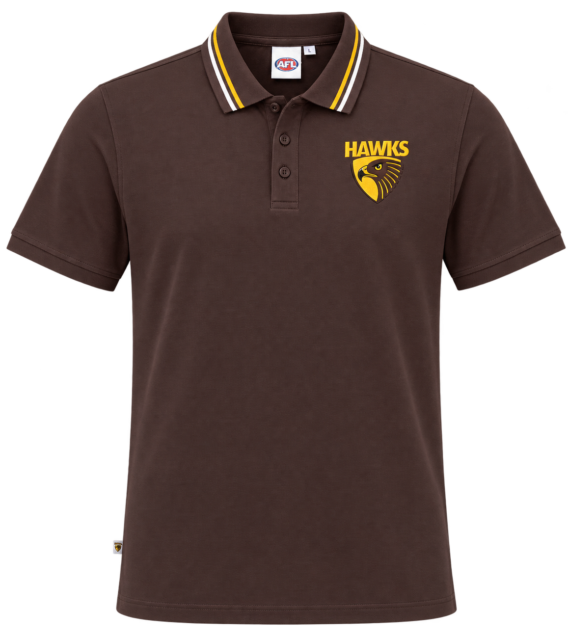 Hawthorn Hawks AFL Mens Sublimated Performance Polo Shirt