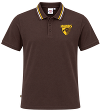 Hawthorn Hawks AFL Mens Sublimated Performance Polo Shirt