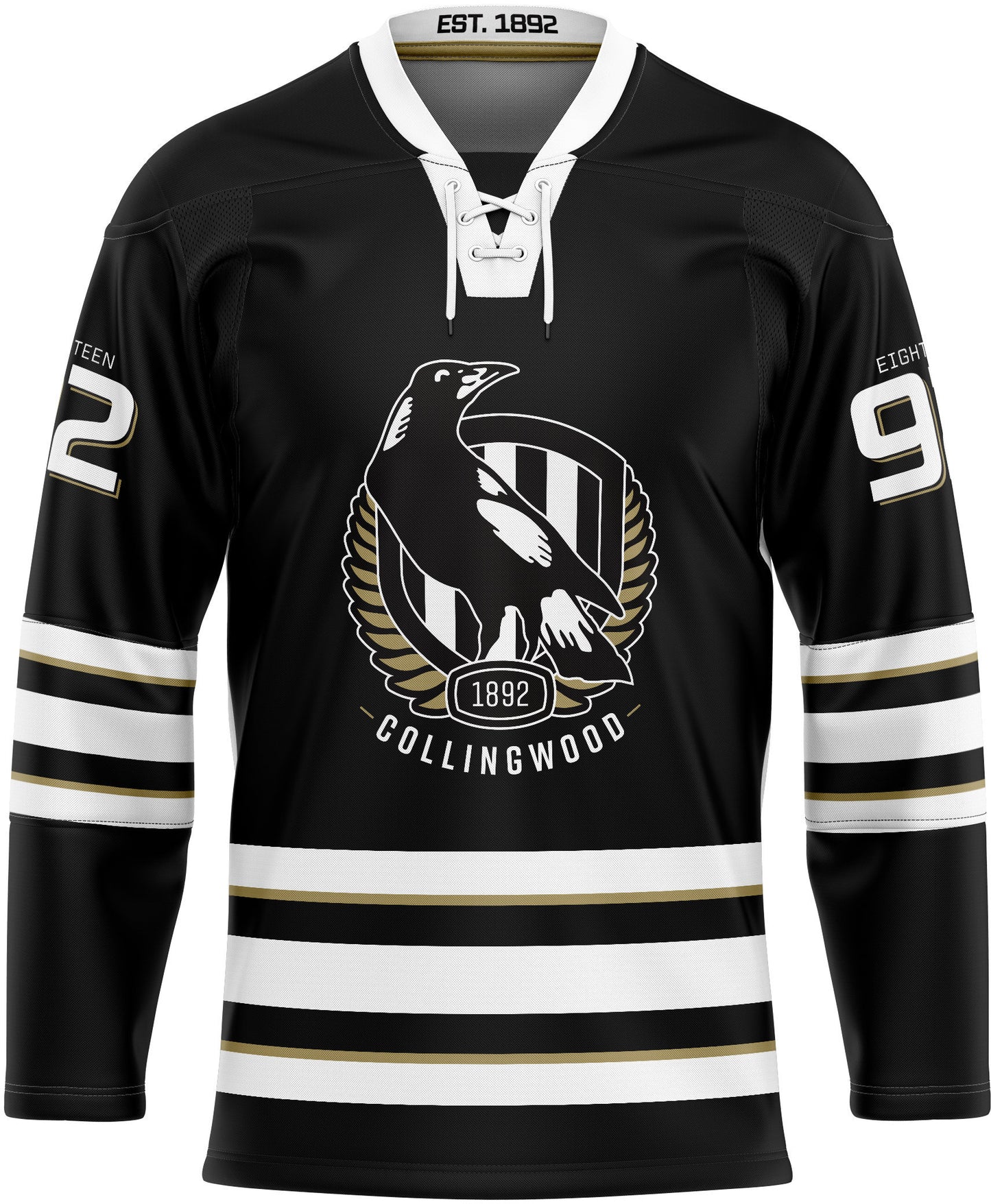 Collingwood Magpies AFL Mens Bruiser Hockey Jersey