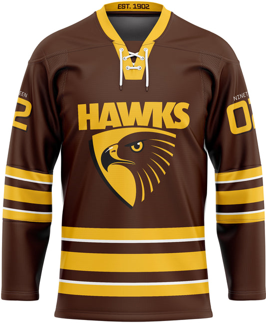 Hawthorn Hawks AFL Mens Bruiser Hockey Jersey