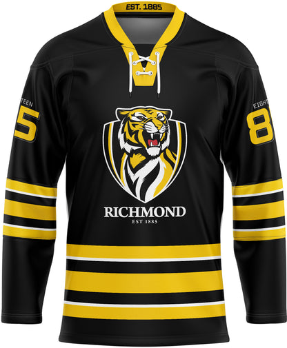Richmond Tigers AFL Mens Bruiser Hockey Jersey