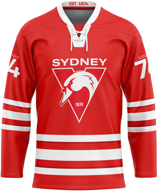 Sydney Swans AFL Mens Bruiser Hockey Jersey